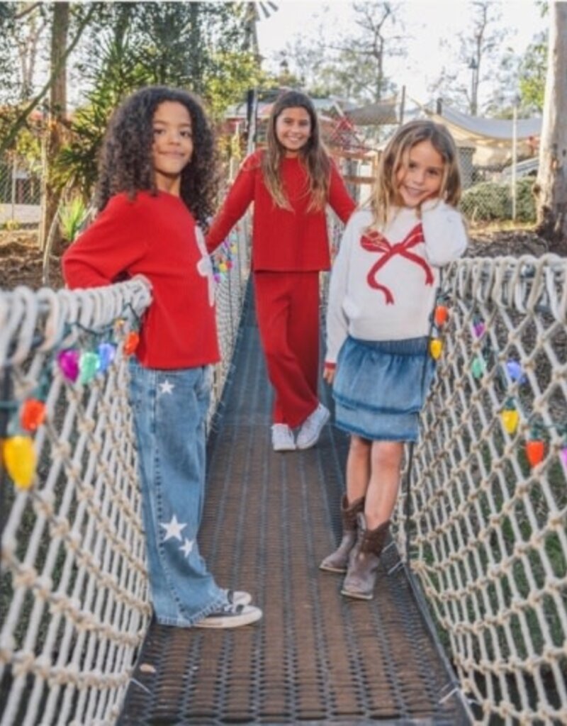 Feather 4 Arrow WOODLAND SWEATER KNIT SET RED VELVET