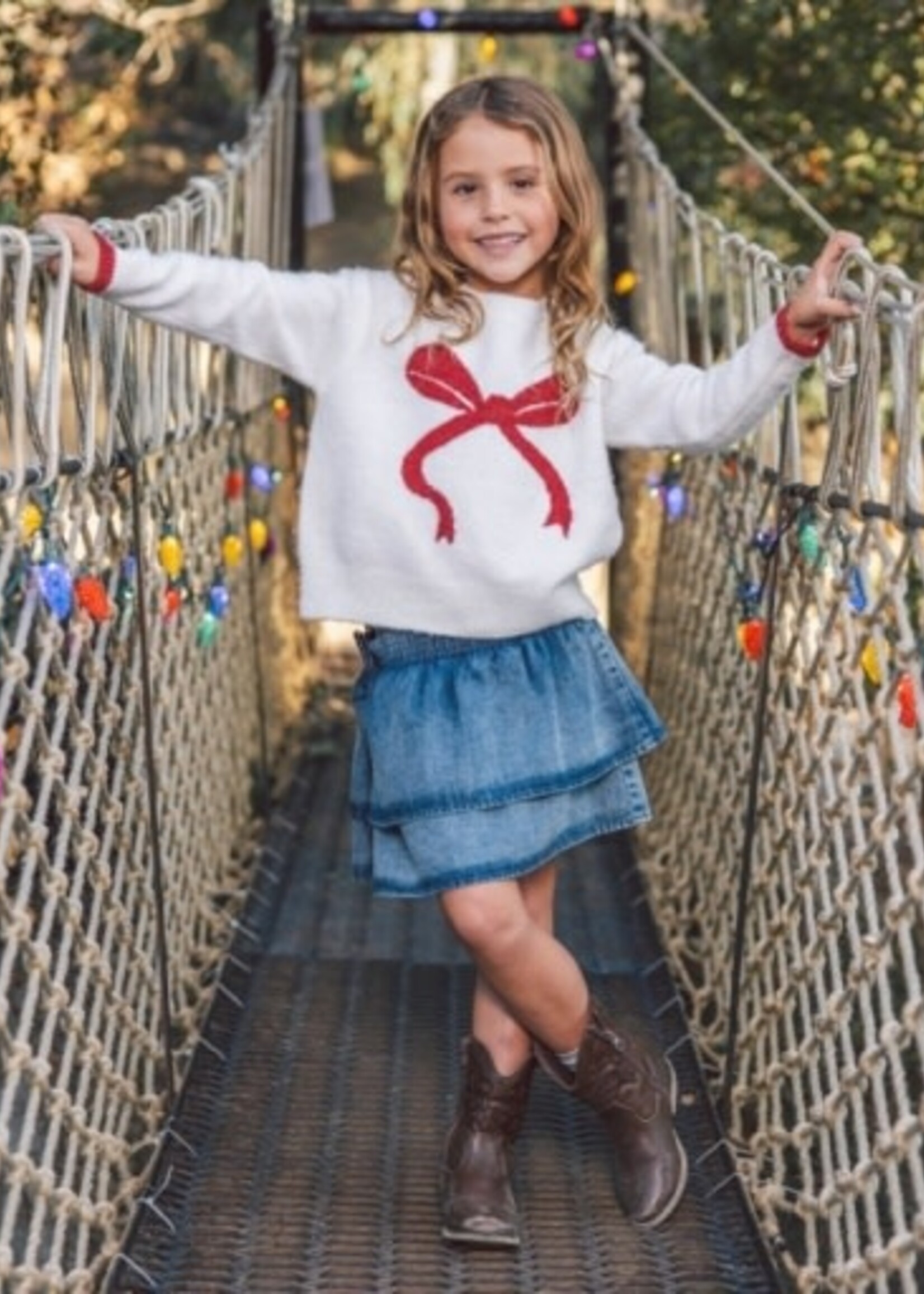 Feather 4 Arrow CAMILLE BOW SWEATER