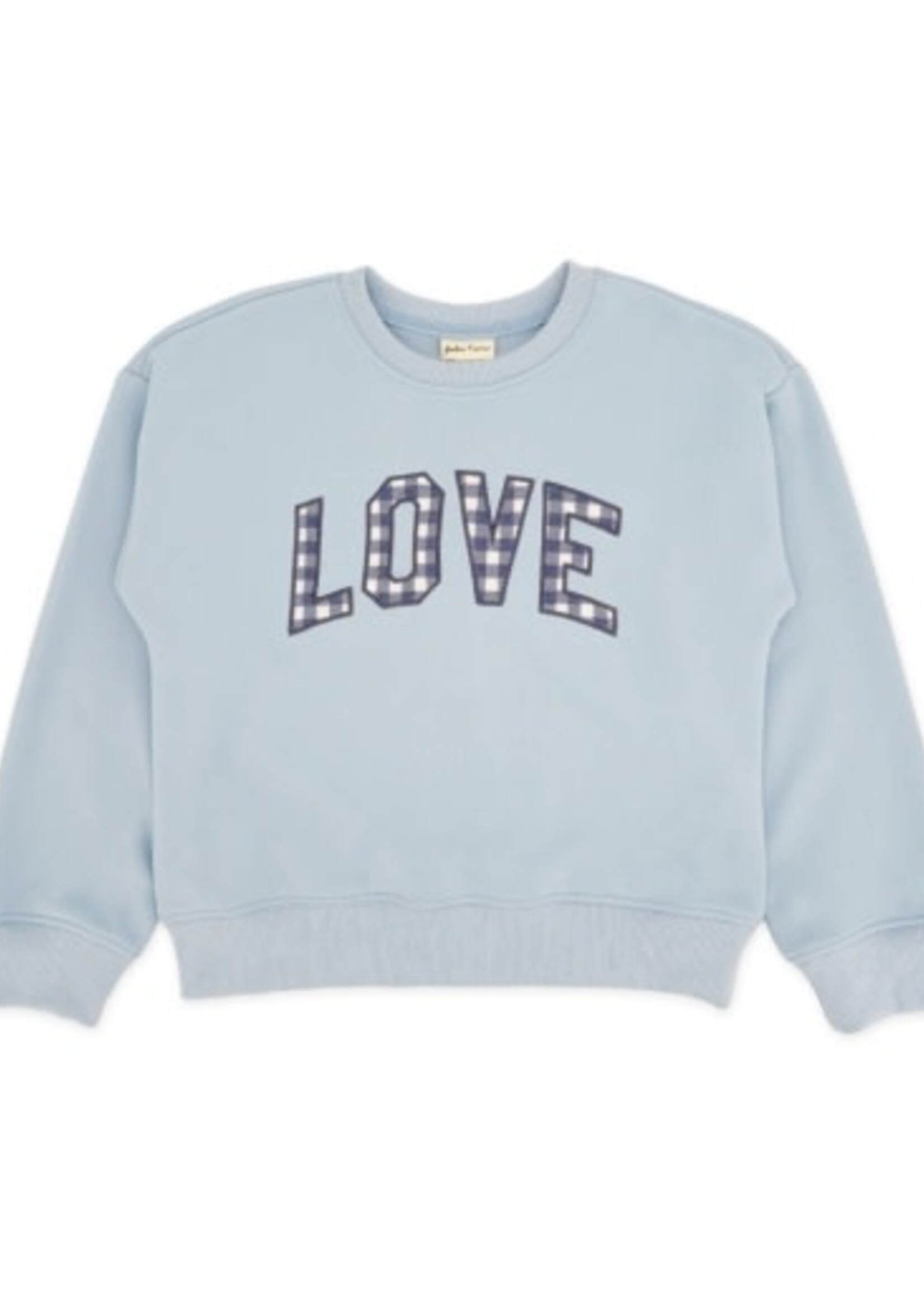 Feather 4 Arrow LOVE SWEATSHIRT CLOUDY BLUE