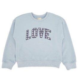 Feather 4 Arrow LOVE SWEATSHIRT CLOUDY BLUE