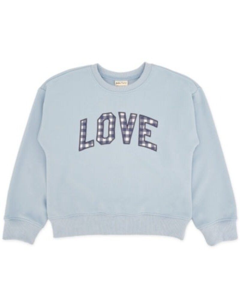 Feather 4 Arrow LOVE SWEATSHIRT CLOUDY BLUE