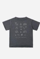 Rylee + Cru LLC RAW EDGE TEE LETS GO CAMPING MIDNIGHT