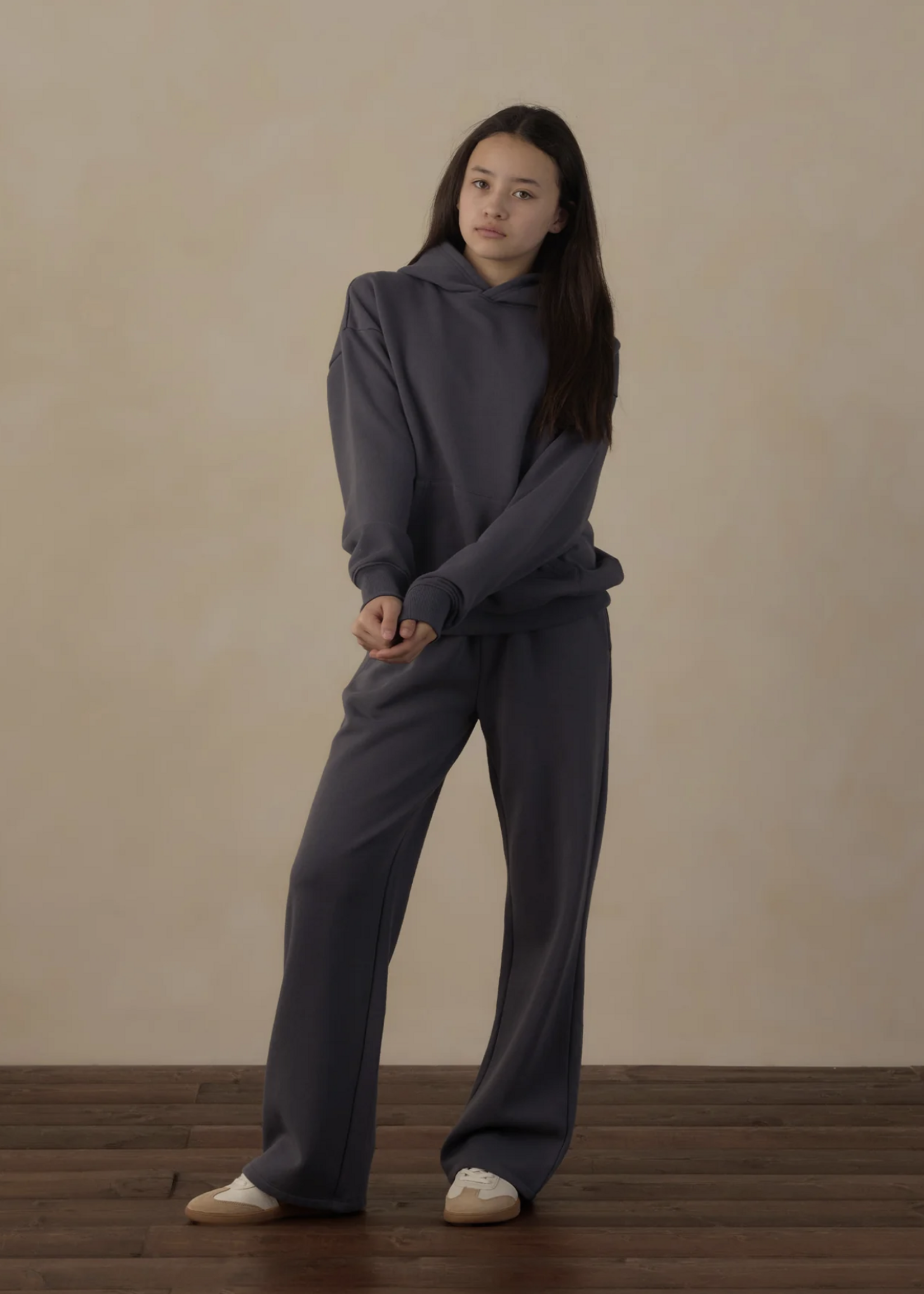 Rylee + Cru LLC TEEN RELAXED HOODIE MIDNIGHT