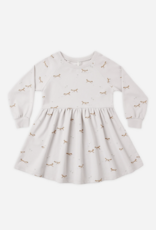 Rylee + Cru LLC RAGLAN DRESS FOXES FOG