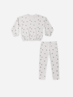 Rylee + Cru LLC SPONGEY KNIT SET STARS FOG