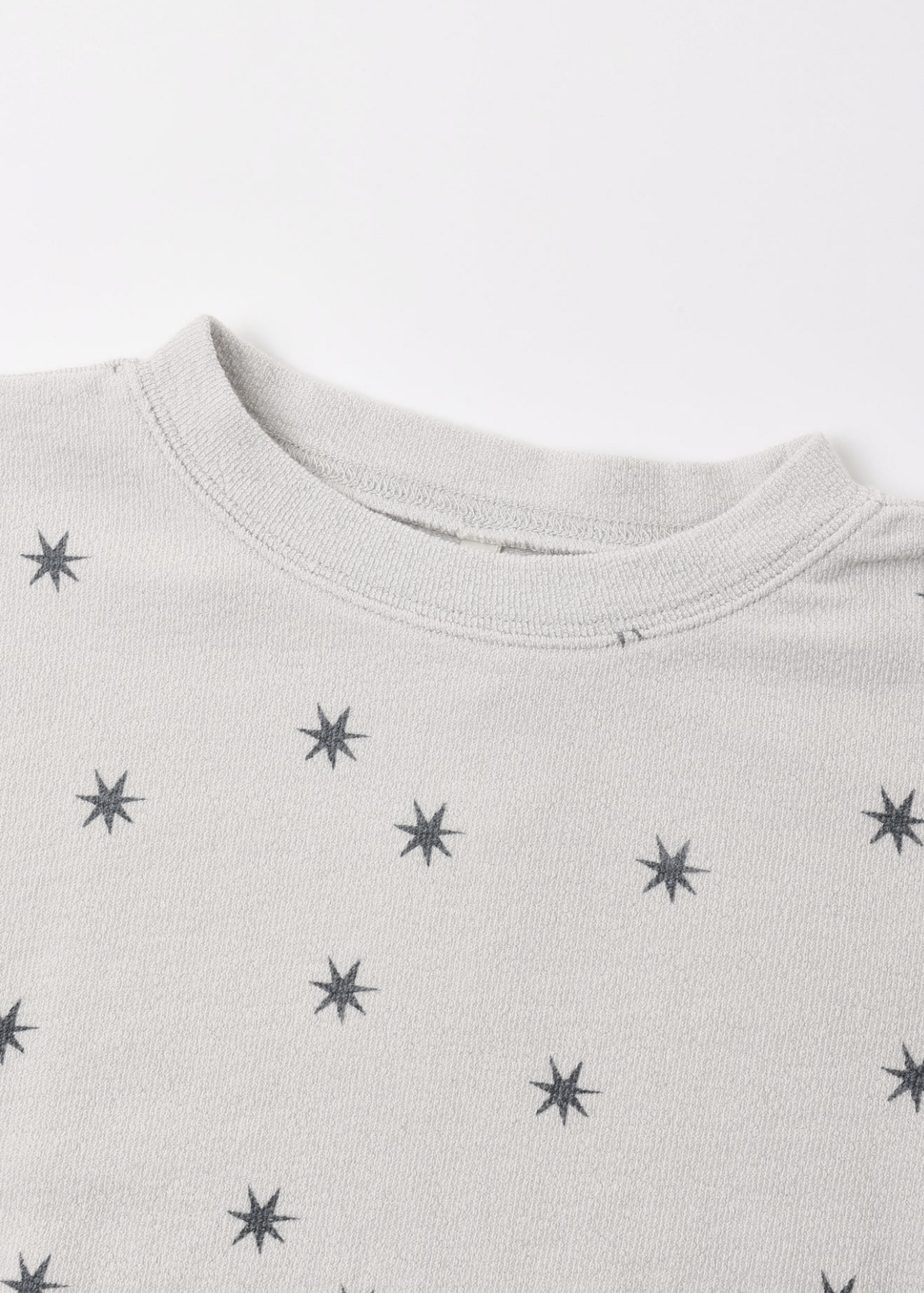 Rylee + Cru LLC SPONGEY KNIT SET STARS FOG