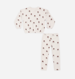 Rylee + Cru LLC SPONGEY KNIT SET PETAL DAISY PETAL