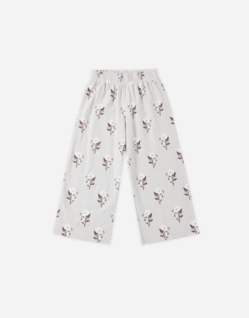 Rylee + Cru LLC WIDE LEG PANT WILDFLOWER FOG