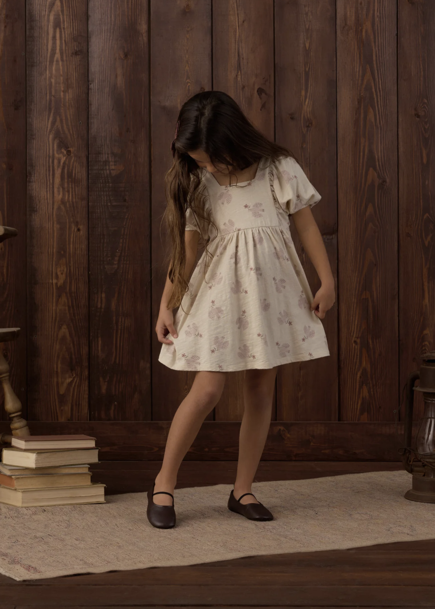 Rylee + Cru LLC BREA DRESS SPARROWS NATURAL