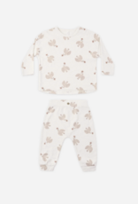 Rylee + Cru LLC LONG SLEEVE TEE + PANT SET SPARROWS NATURAL