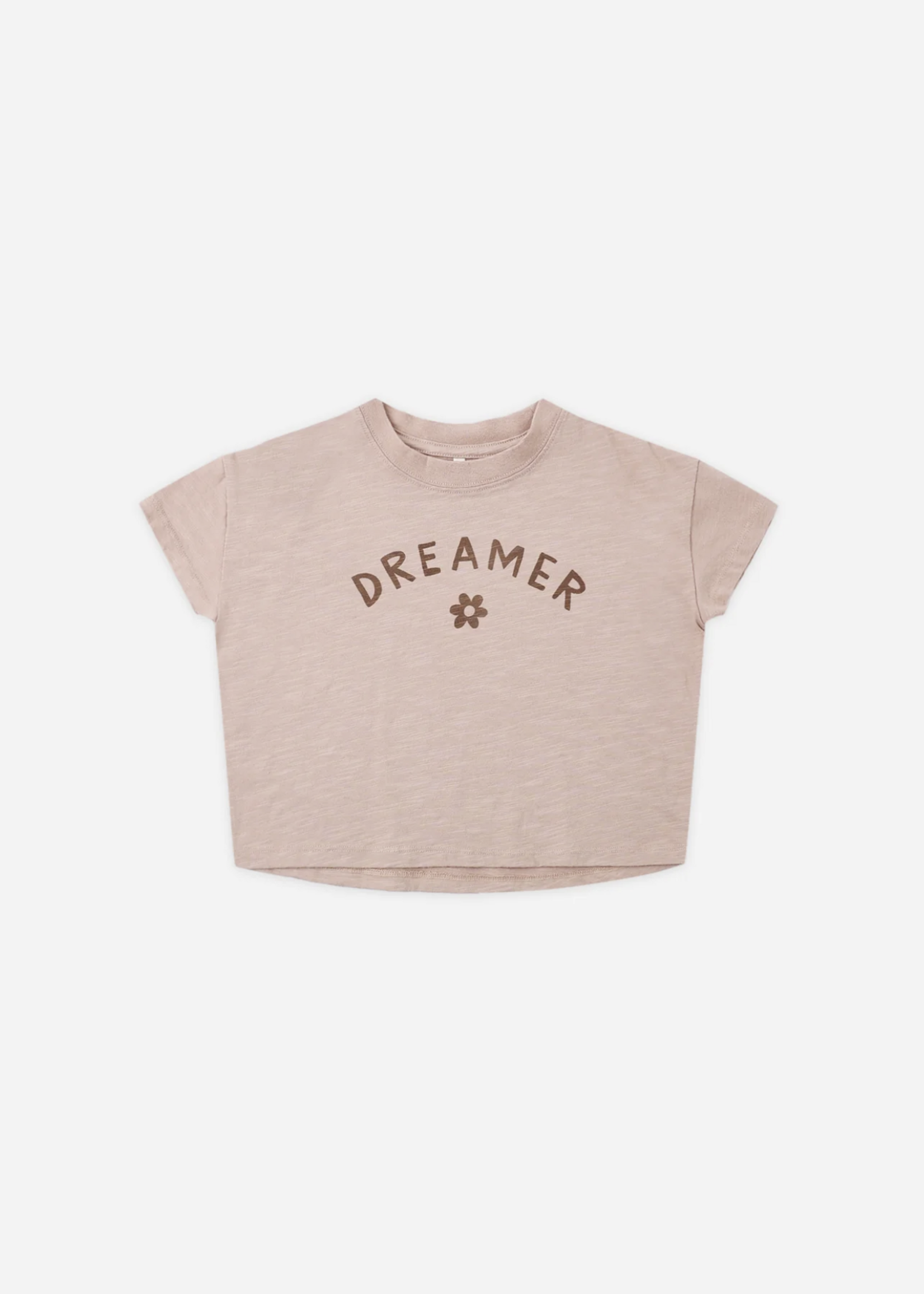 Rylee + Cru LLC BOXY TEE DREAMER ROSEWOOD