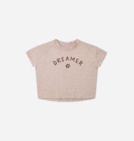 Rylee + Cru LLC BOXY TEE DREAMER ROSEWOOD