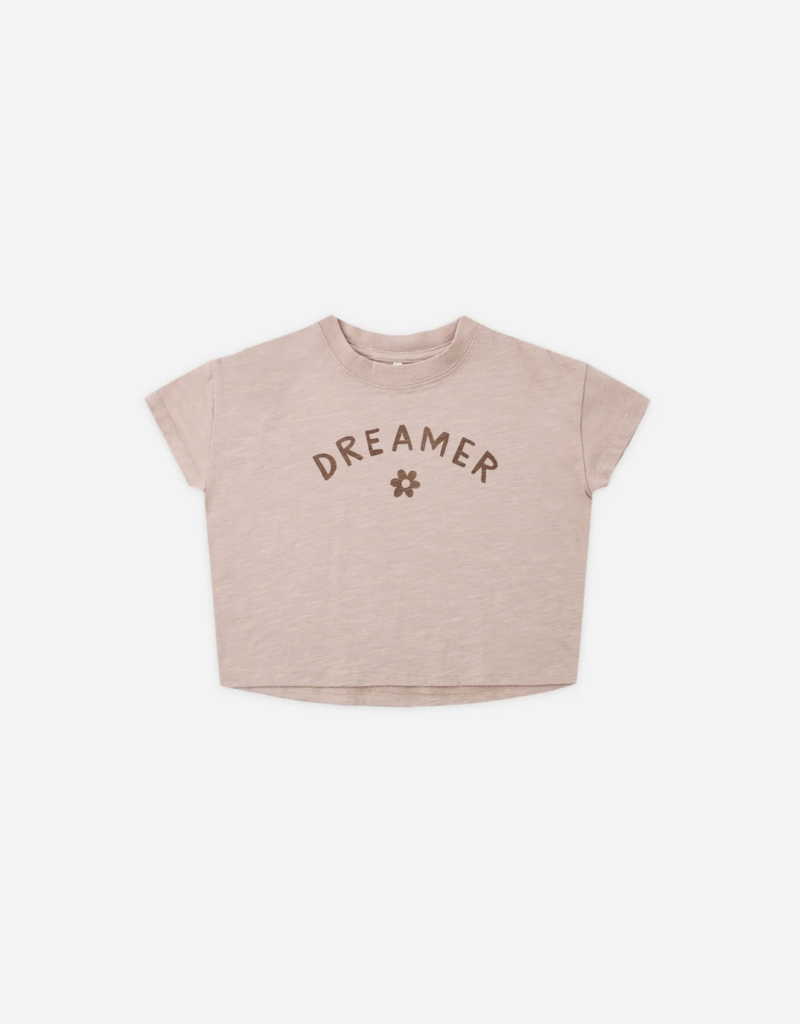 Rylee + Cru LLC BOXY TEE DREAMER ROSEWOOD