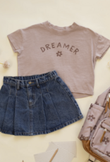 Rylee + Cru LLC BOXY TEE DREAMER ROSEWOOD