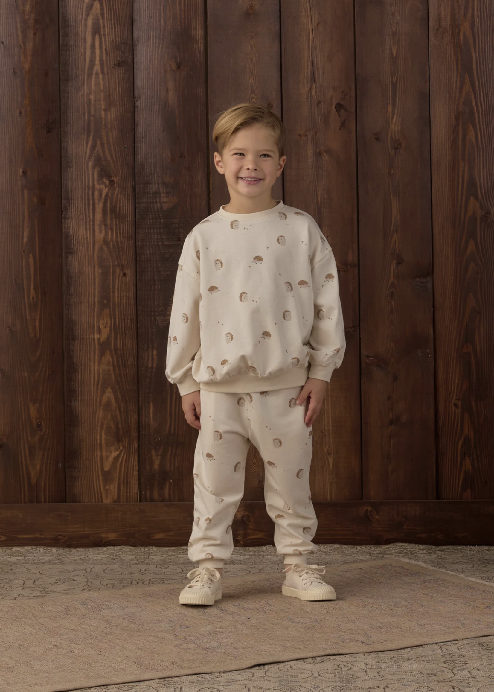 Rylee + Cru LLC JOGGER SWEATPANT HEDGEHOG