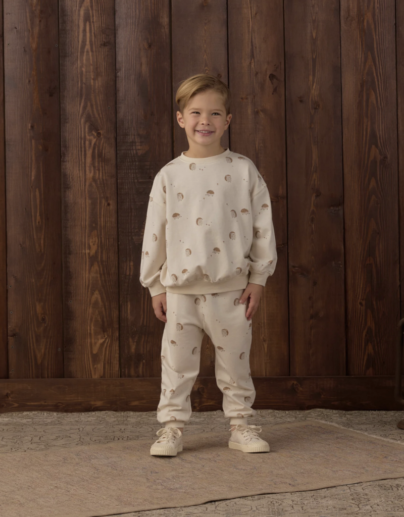 Rylee + Cru LLC JOGGER SWEATPANT HEDGEHOG