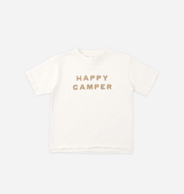 Rylee + Cru LLC RAW EDGE TEE HAPPY CAMPER NATURAL