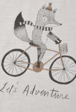 Rylee + Cru LLC RELAXED TEE LETS ADVENTURE FOG