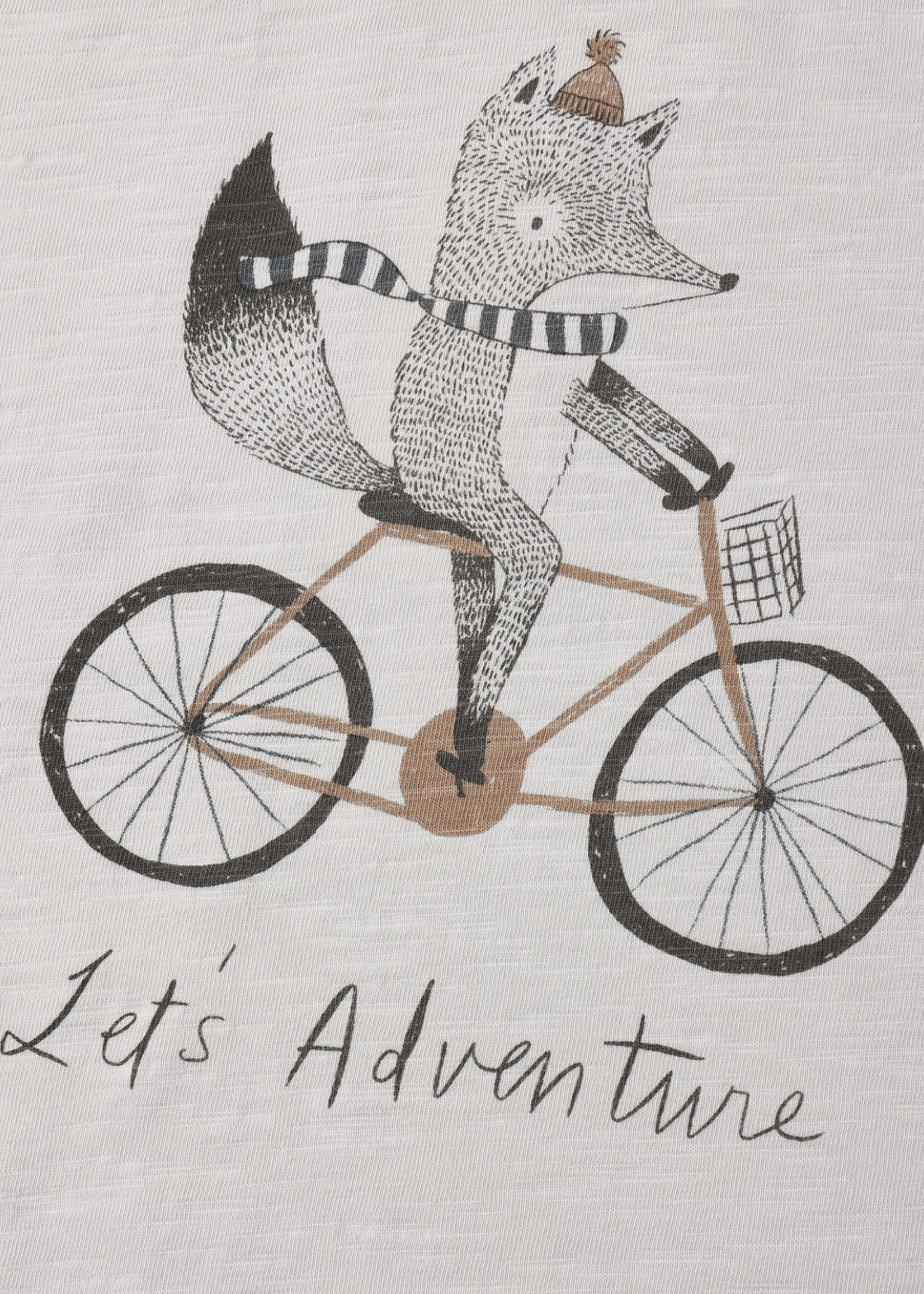 Rylee + Cru LLC RELAXED TEE LETS ADVENTURE FOG