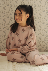 Rylee + Cru LLC TRACK PANT DAISY ROSEWOOD