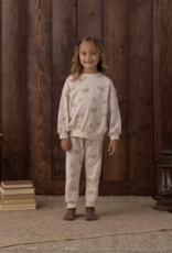 Rylee + Cru LLC JOGGER SWEATPANT OWLS PETAL