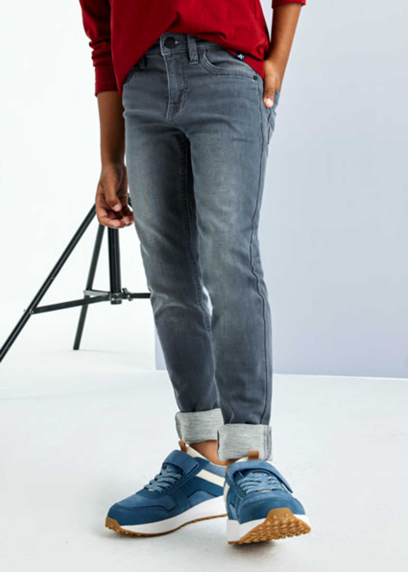 Mayoral Boys Med Grey Soft Denim Pant