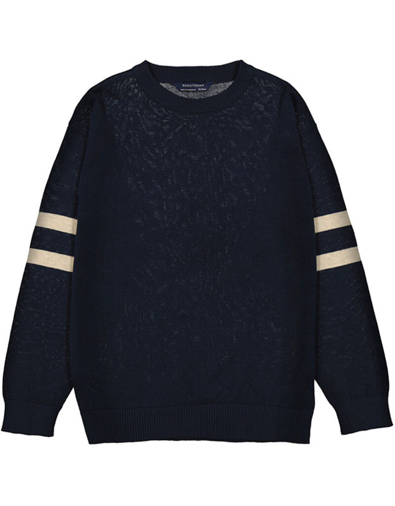 Mayoral Navy Sweater w/Tan Arm Bands