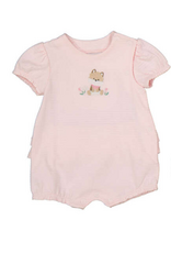Mayoral Pink Romper w/Fox Applique