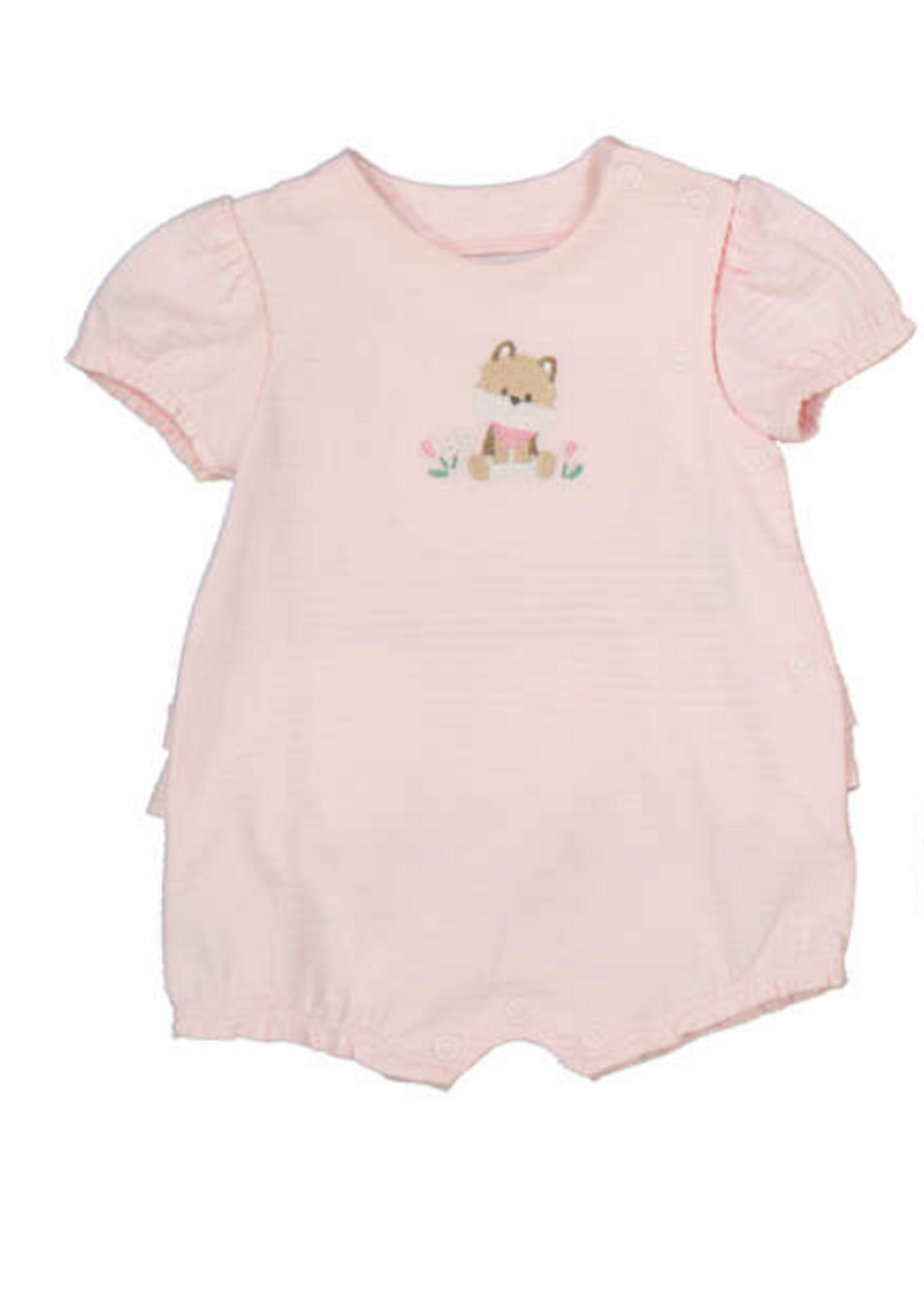 Mayoral Pink Romper w/Fox Applique