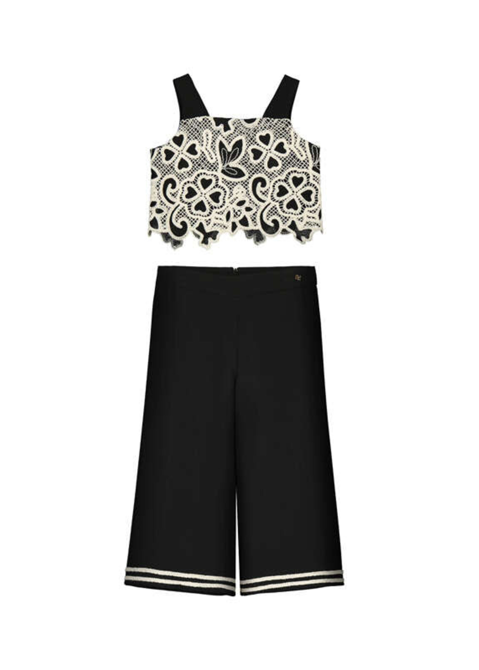 Abel & Lula Matching Black Culotte set