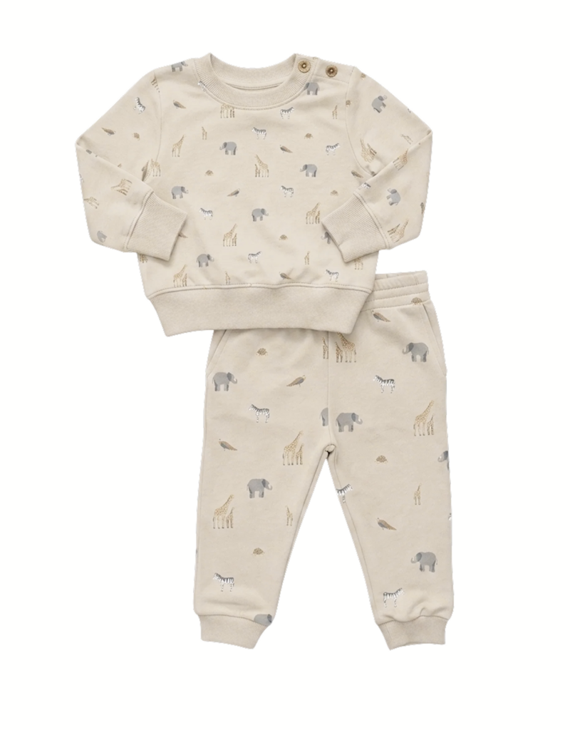 Coop Kids Baby Jax Jogger Set Safari Animals