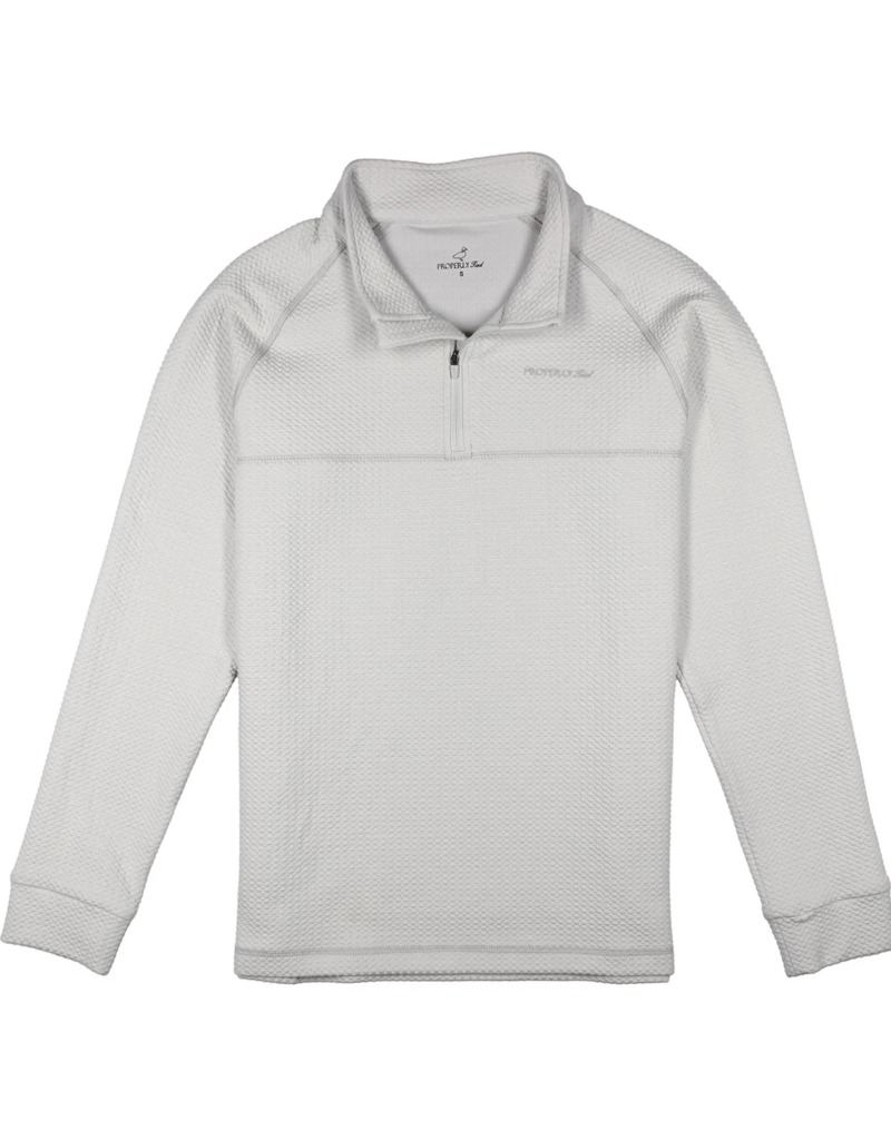 Properly Tied Palmetto Pullover Ice Grey