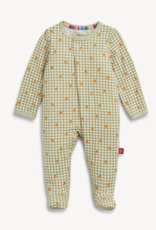 Magnetic Me PUMPKIN PLAID MODAL FOOTIE