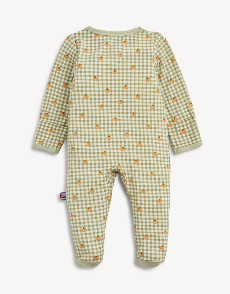 Magnetic Me PUMPKIN PLAID MODAL FOOTIE