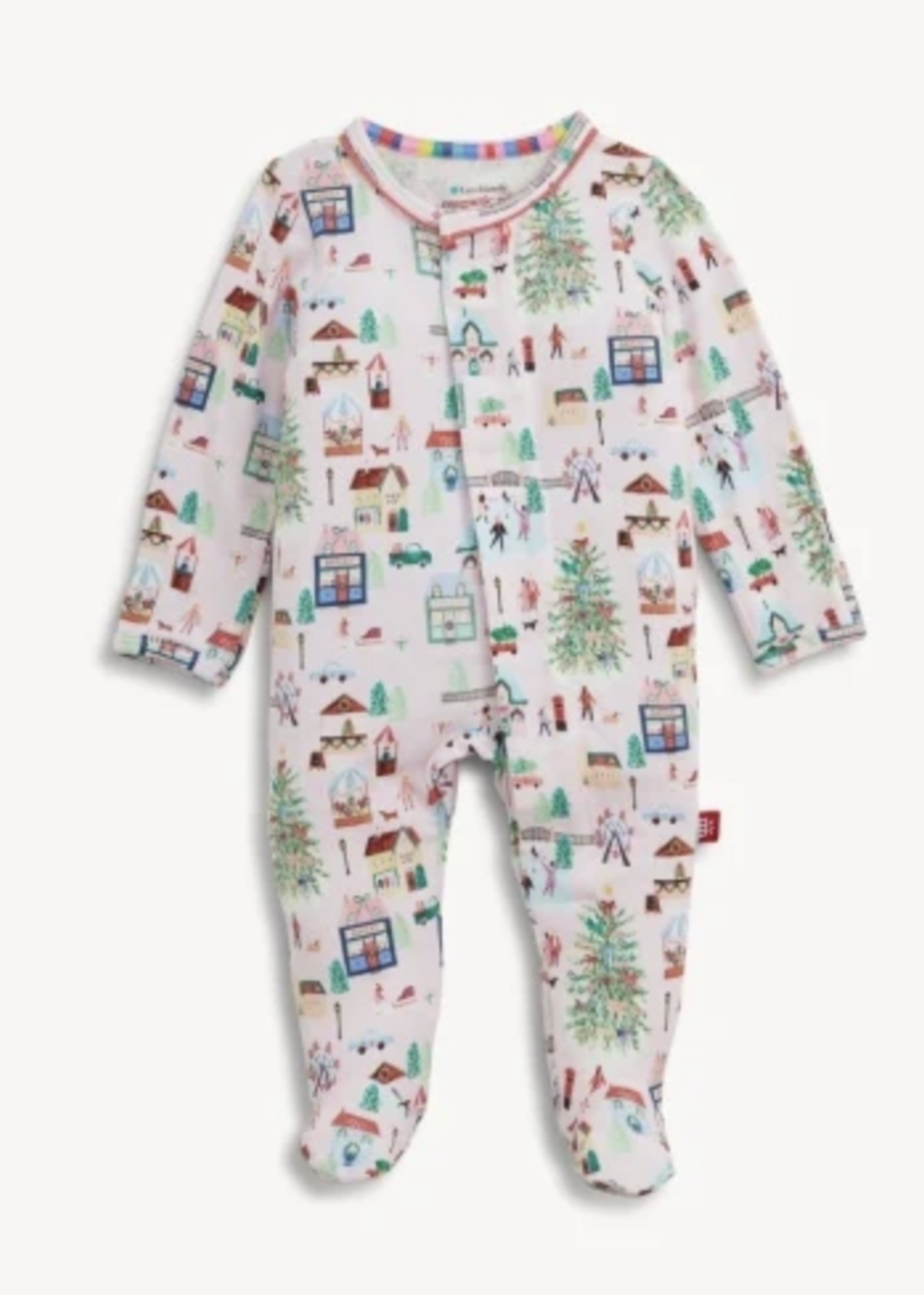 Magnetic Me WINTER VILLAGE MODAL FOOTIE