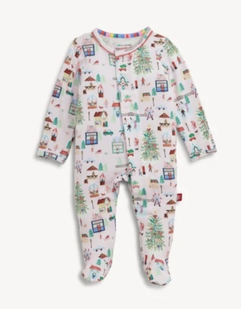Magnetic Me WINTER VILLAGE MODAL FOOTIE