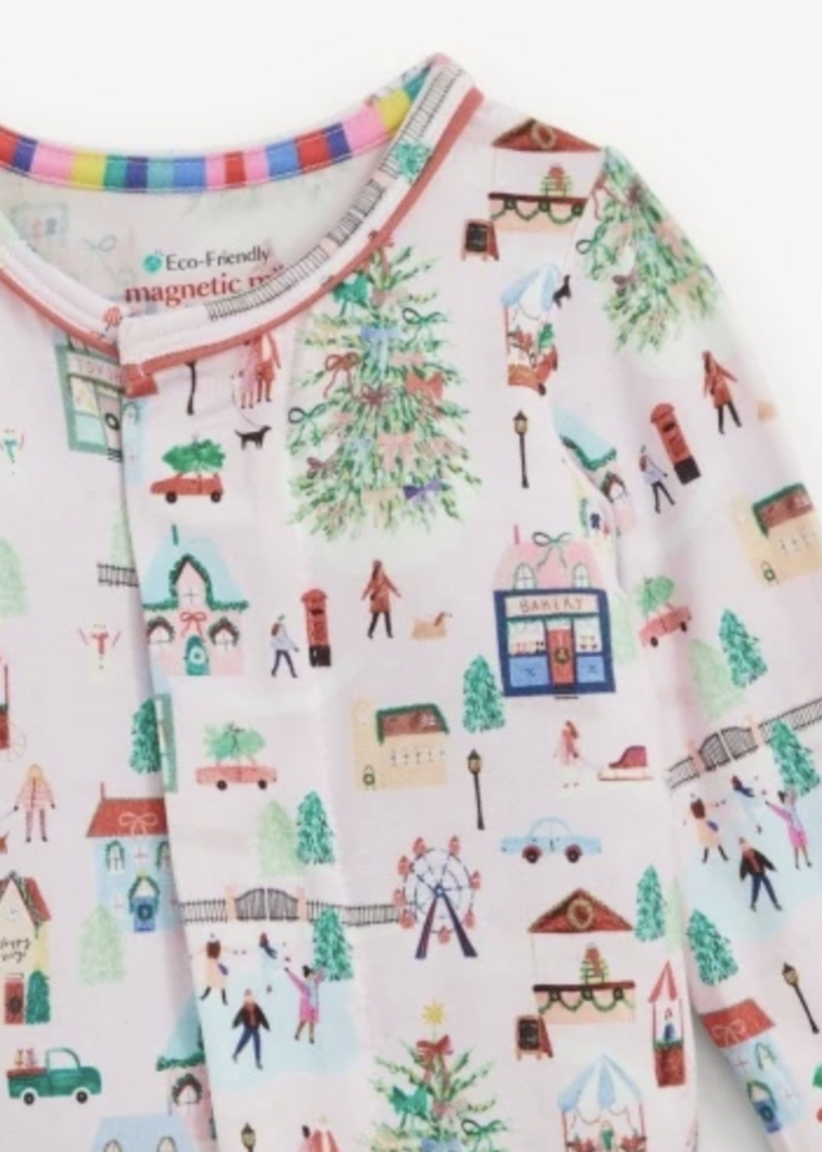 Magnetic Me WINTER VILLAGE MODAL FOOTIE