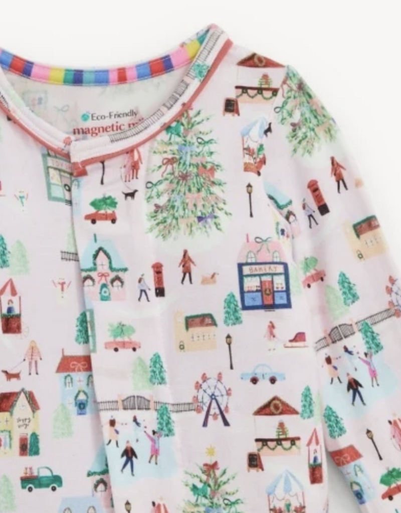 Magnetic Me WINTER VILLAGE MODAL FOOTIE