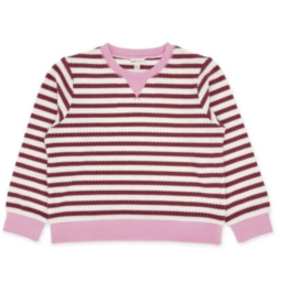 Feather 4 Arrow SCOUT STRIPE TOP MYSTIC MAROON
