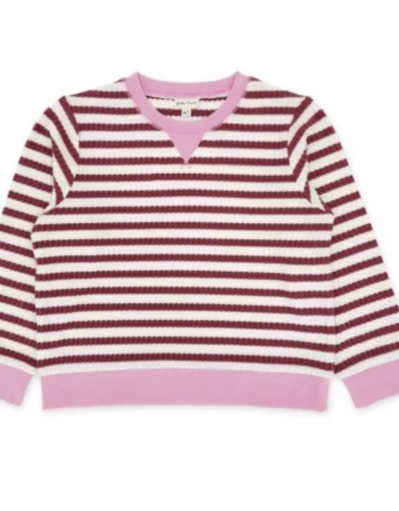 Feather 4 Arrow SCOUT STRIPE TOP MYSTIC MAROON