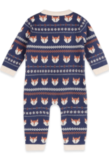 Viverano Fox Baby Knit Jumpsuit Navy
