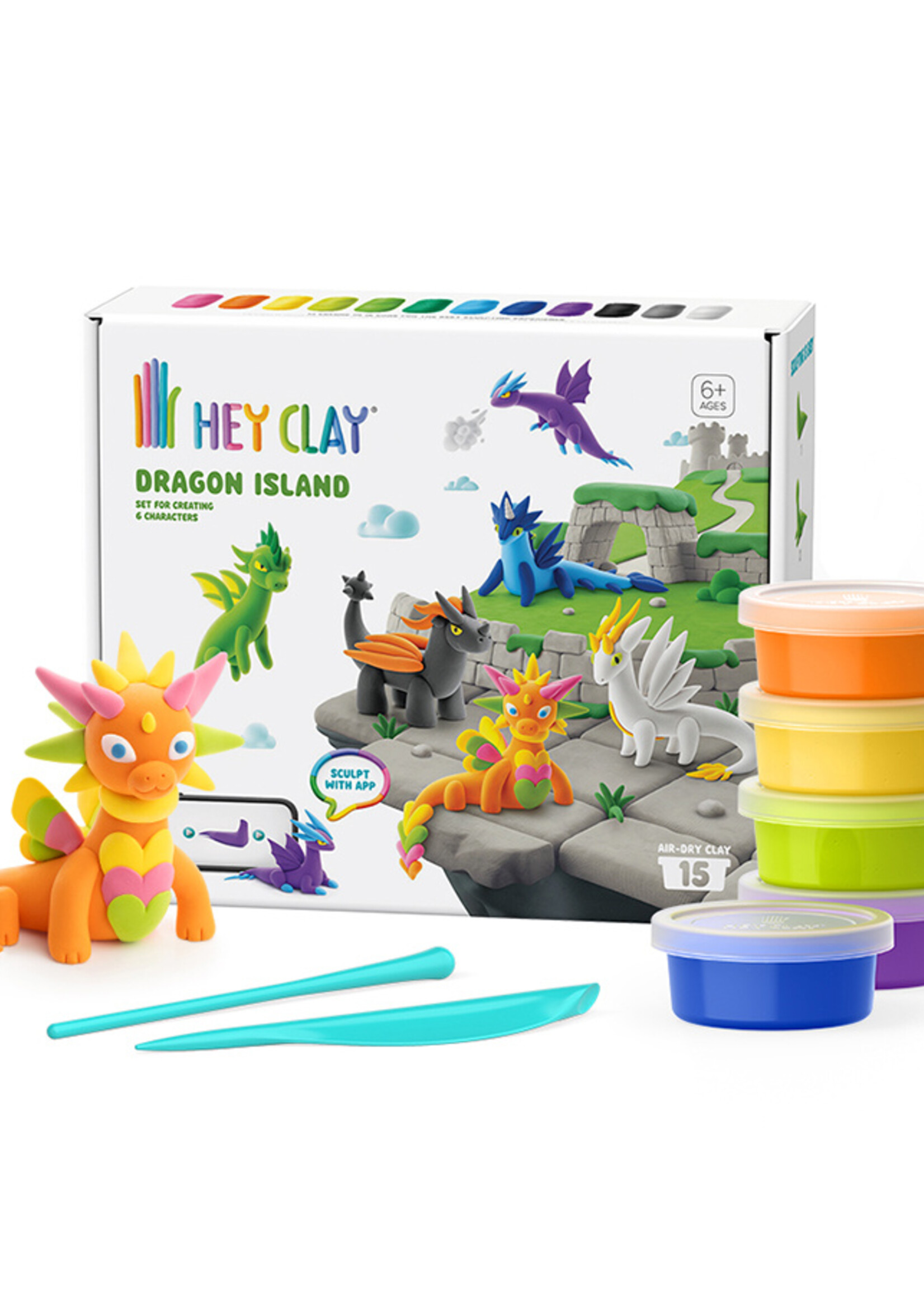 Fat Brain Hey Clay Dragon Island