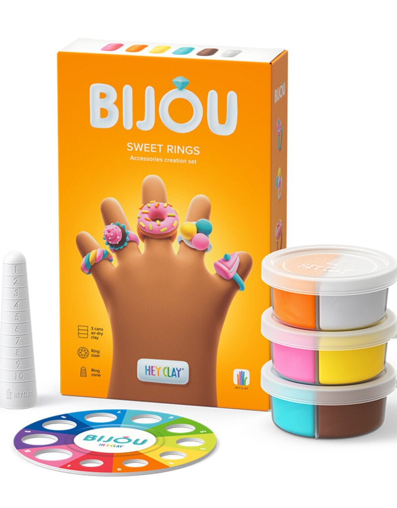 Fat Brain Hey Clay Bijou Sweet Rings