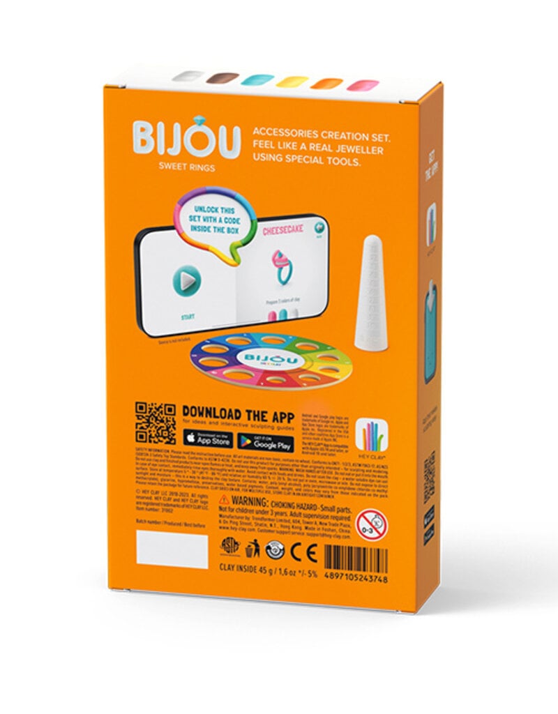 Fat Brain Hey Clay Bijou Sweet Rings