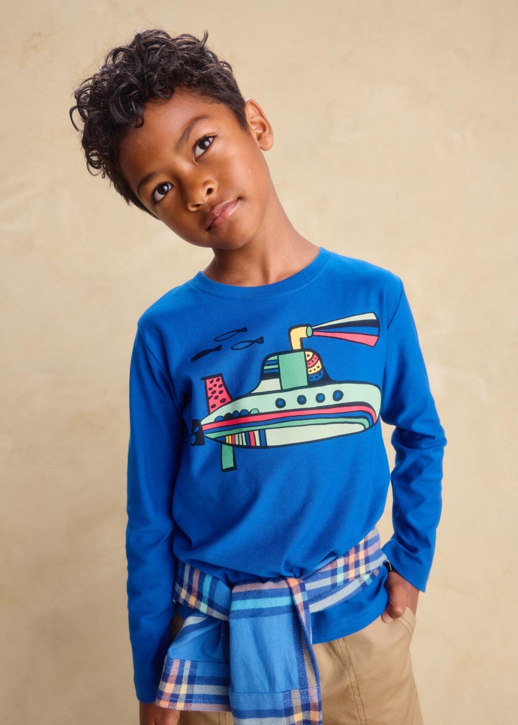 Tea Collection GREEN SUBMARINE GRAPHIC TEE ROYAL