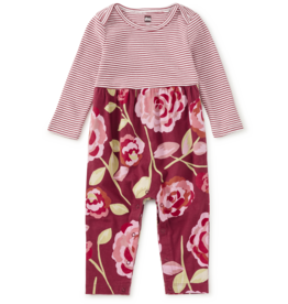 Tea Collection PRINT MIX BABY ROMPER TURKISH ROSE