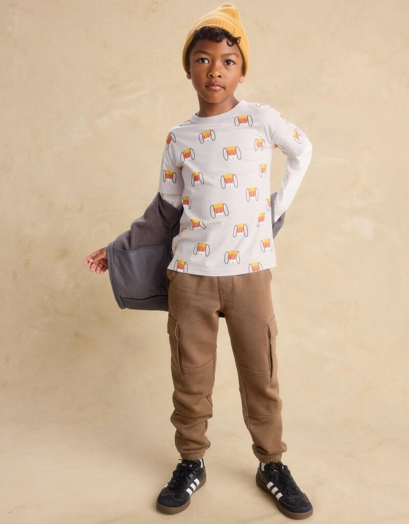Tea Collection CARGO POCKET JOGGERS MUSHROOM