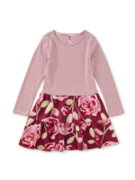 Tea Collection Tiered Skirted Twirl Dress Turkish Rose