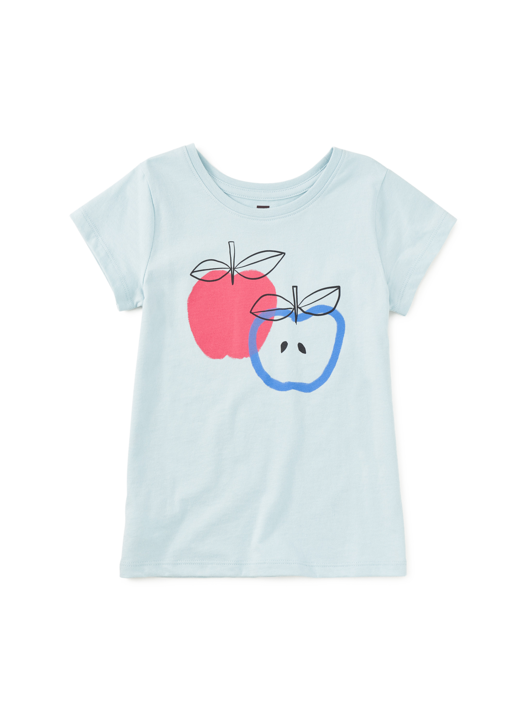 Tea Collection APPLE ORCHARD GRAPHIC TEE STERLING BLUE
