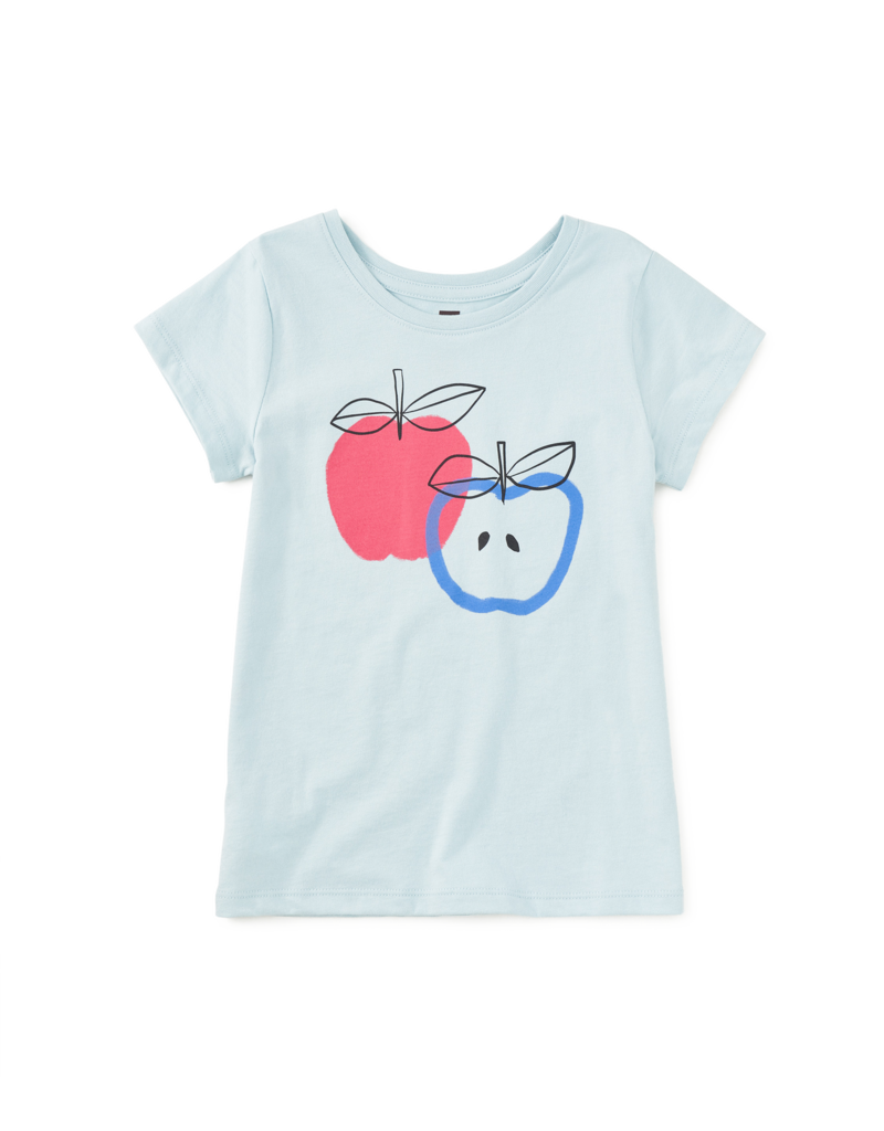 Tea Collection APPLE ORCHARD GRAPHIC TEE STERLING BLUE